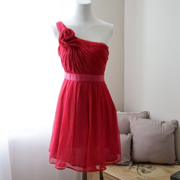 Minuet Dresses & Skirts - Mminuet Y2k style SILK Barbie mini dress size S NWT